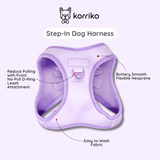Essential Step-In Harness Walk Set - Lilac (3-Piece) (Final Sale)