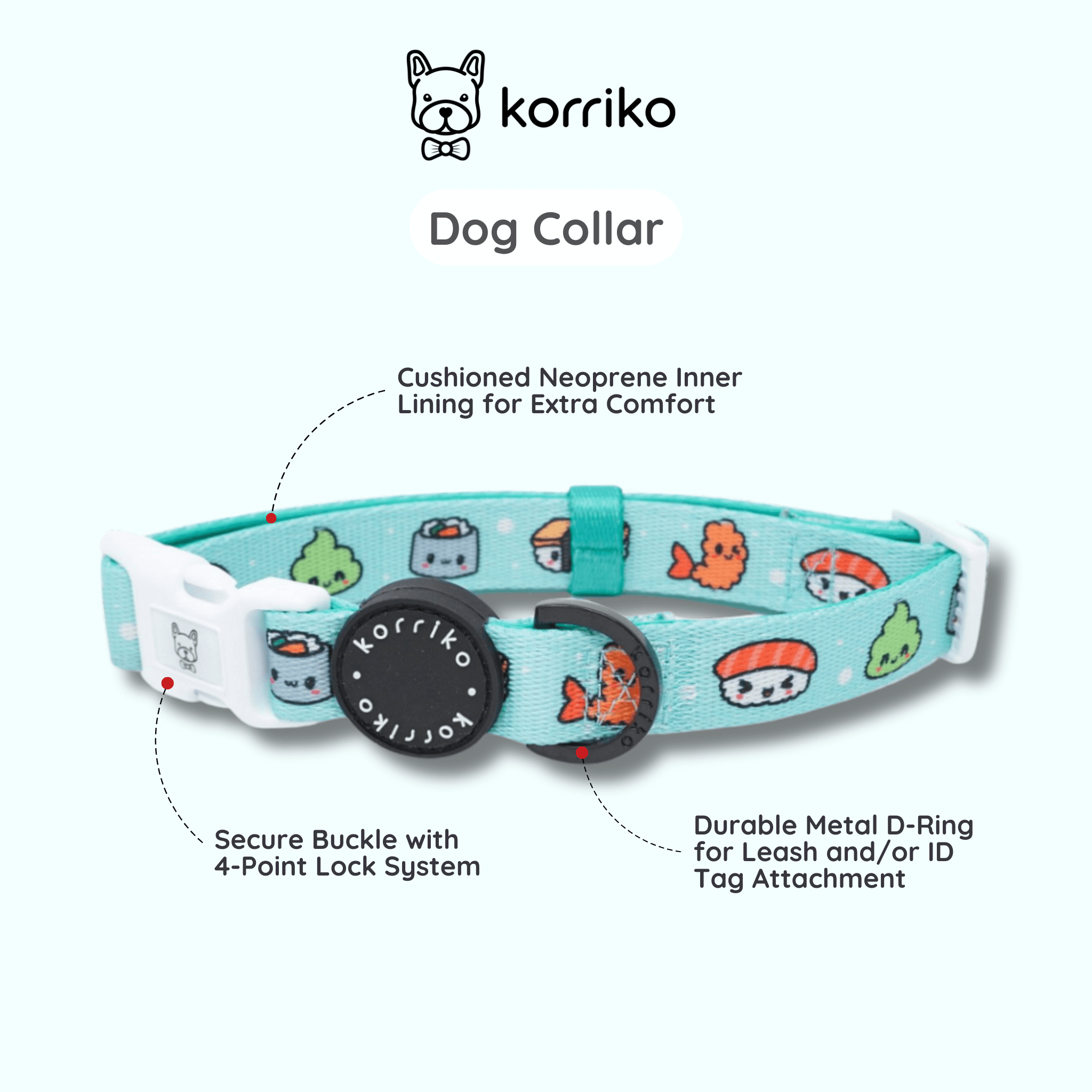 Ultimate Collar Bundle Set - Sushi (4-Piece)