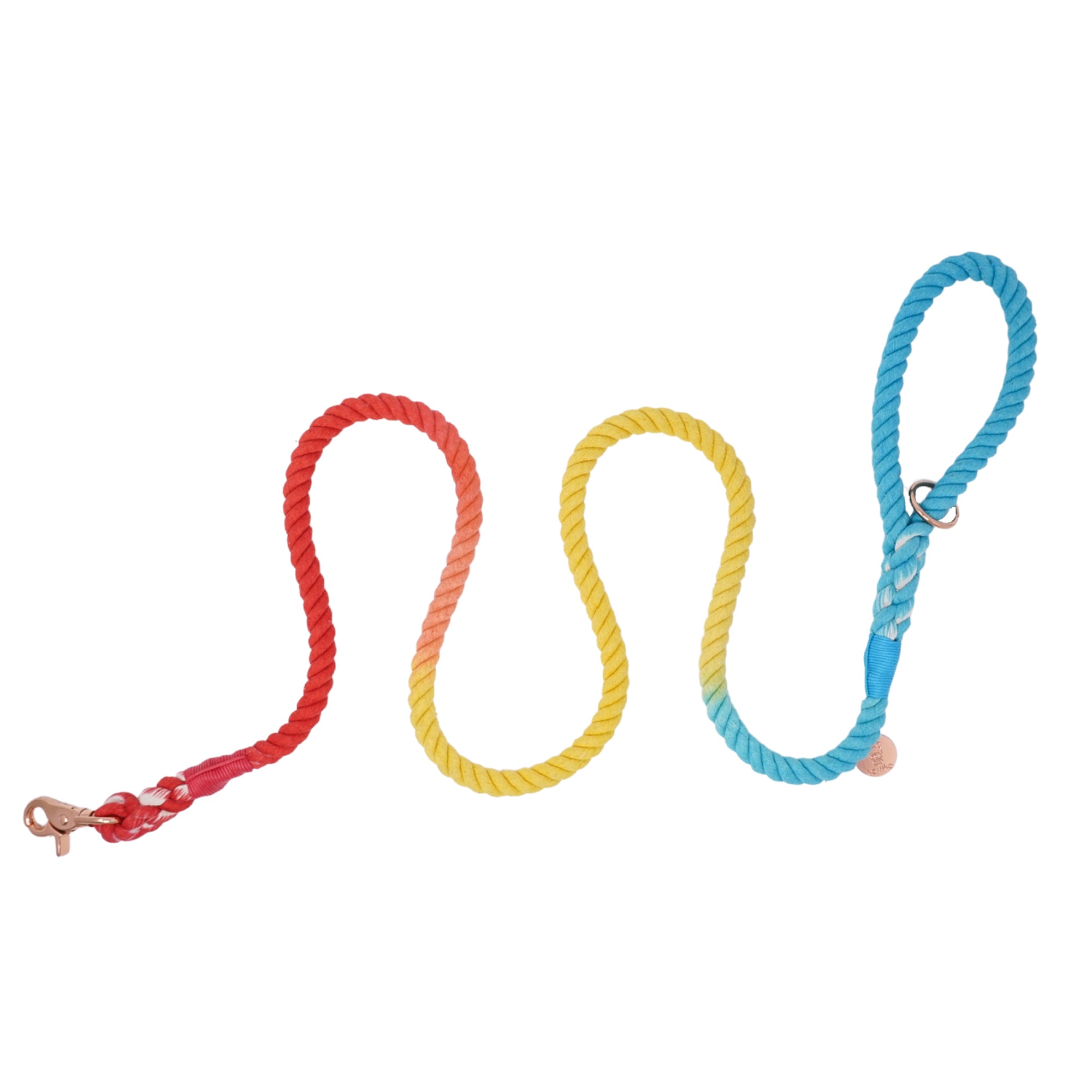 Cotton Rope Leash - Beach Please (SECONDS - FINAL SALE)