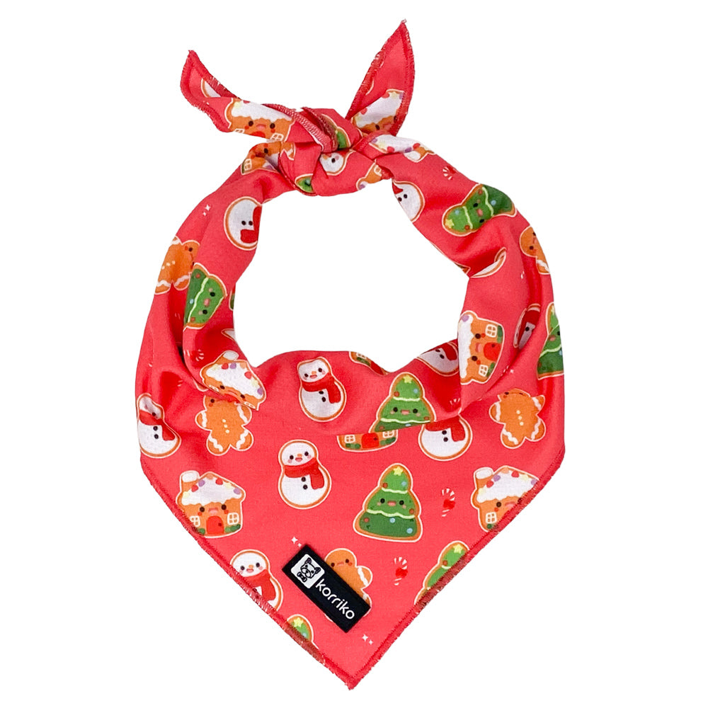 Cooling Dog Bandana - Gingerbread Cookie (Final Sale)