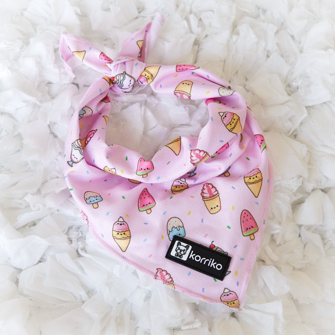 Cooling Dog Bandana - Ice Cream (Final Sale)