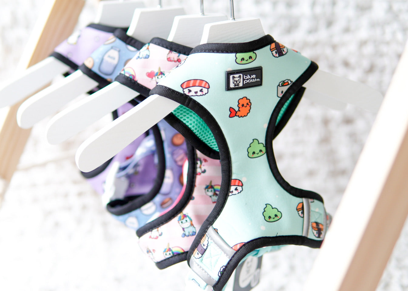 Adjustable Dog Harness - Sushi (Blue Paw Co. - FINAL SALE)