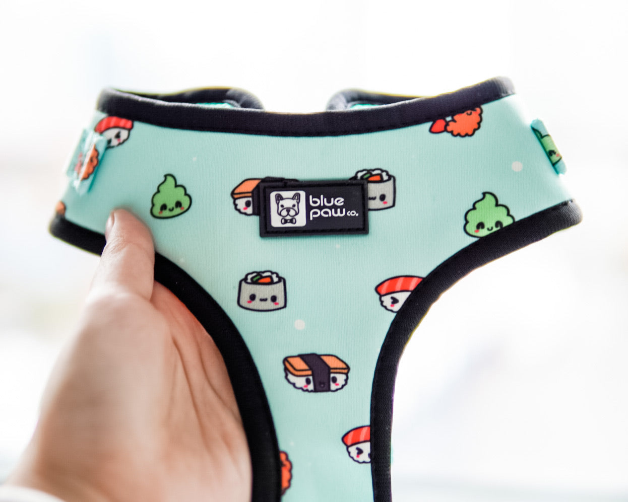 Adjustable Dog Harness - Sushi (Blue Paw Co. - FINAL SALE)